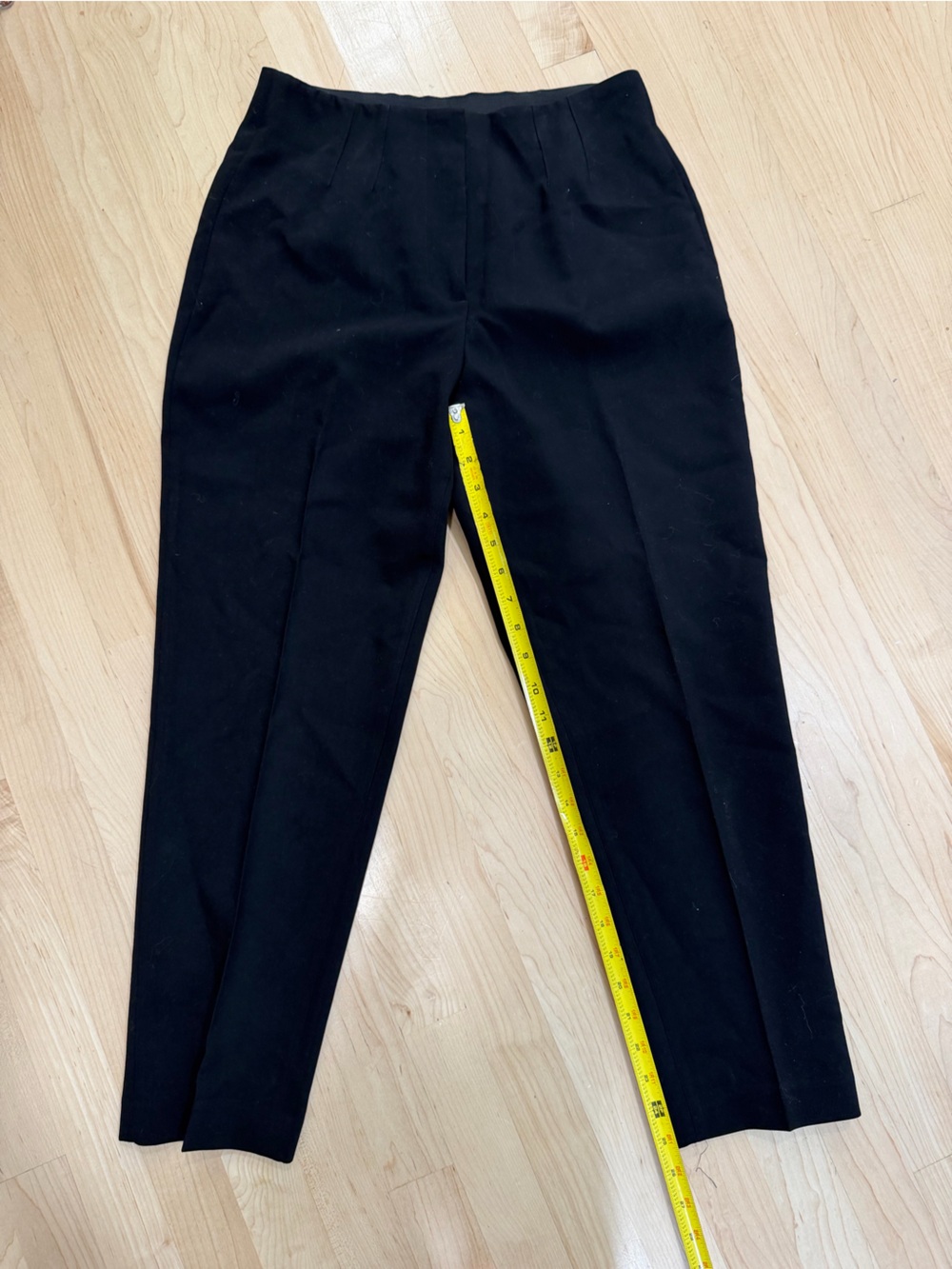 H&M Black Ribbed Waistband Dress Pants